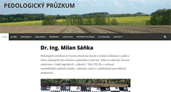 Desktop Screenshot of pedologicky-pruzkum.cz