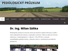 Tablet Screenshot of pedologicky-pruzkum.cz